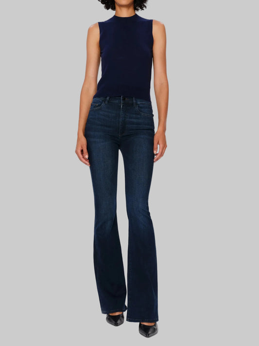 Bridget Boot High Rise Instasculpt™ 33" Dark Indigo