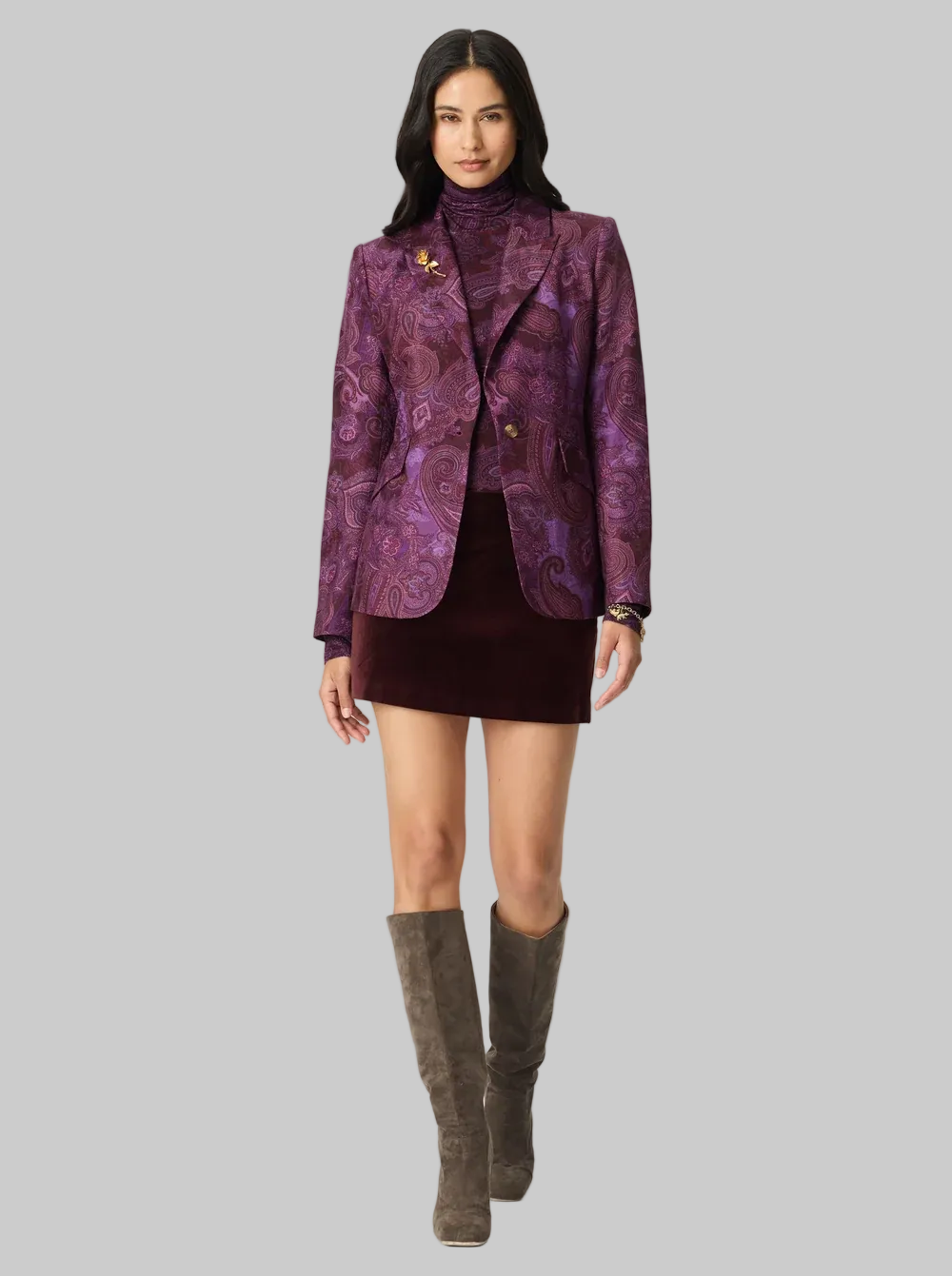 Penelope Jacket in Berry