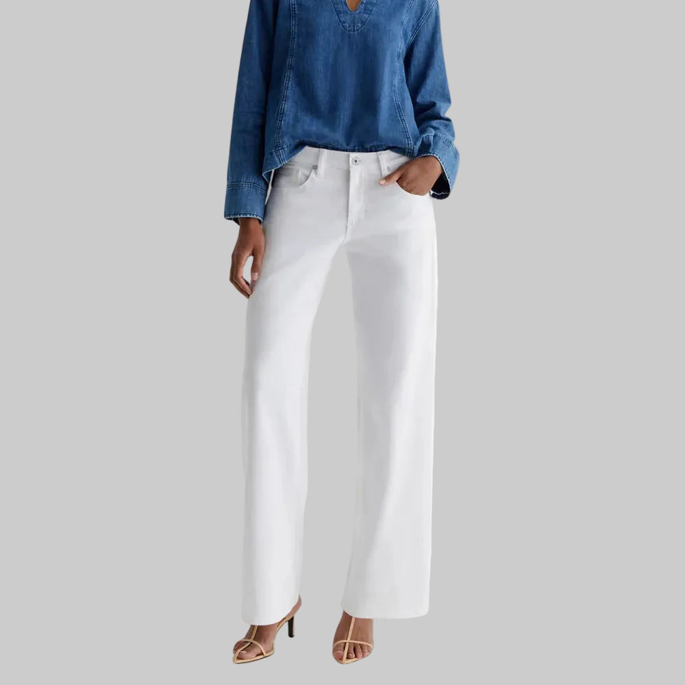 Adria Jean Low-Rise Wide Leg