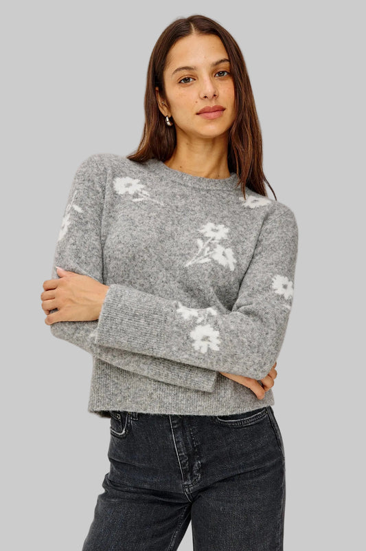 Anise sweater Heather Floral