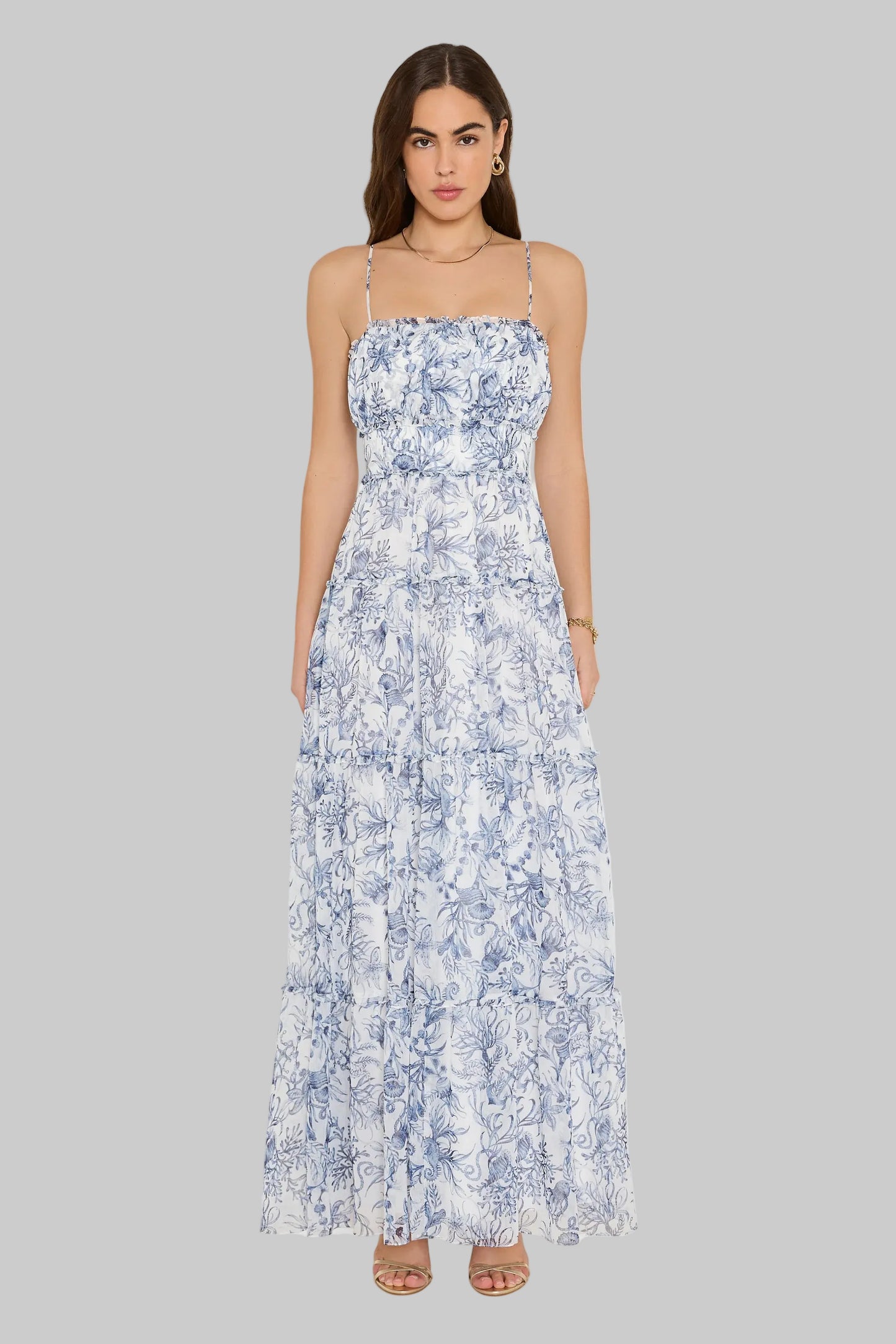 Willow Maxi Dress in Deep Sea