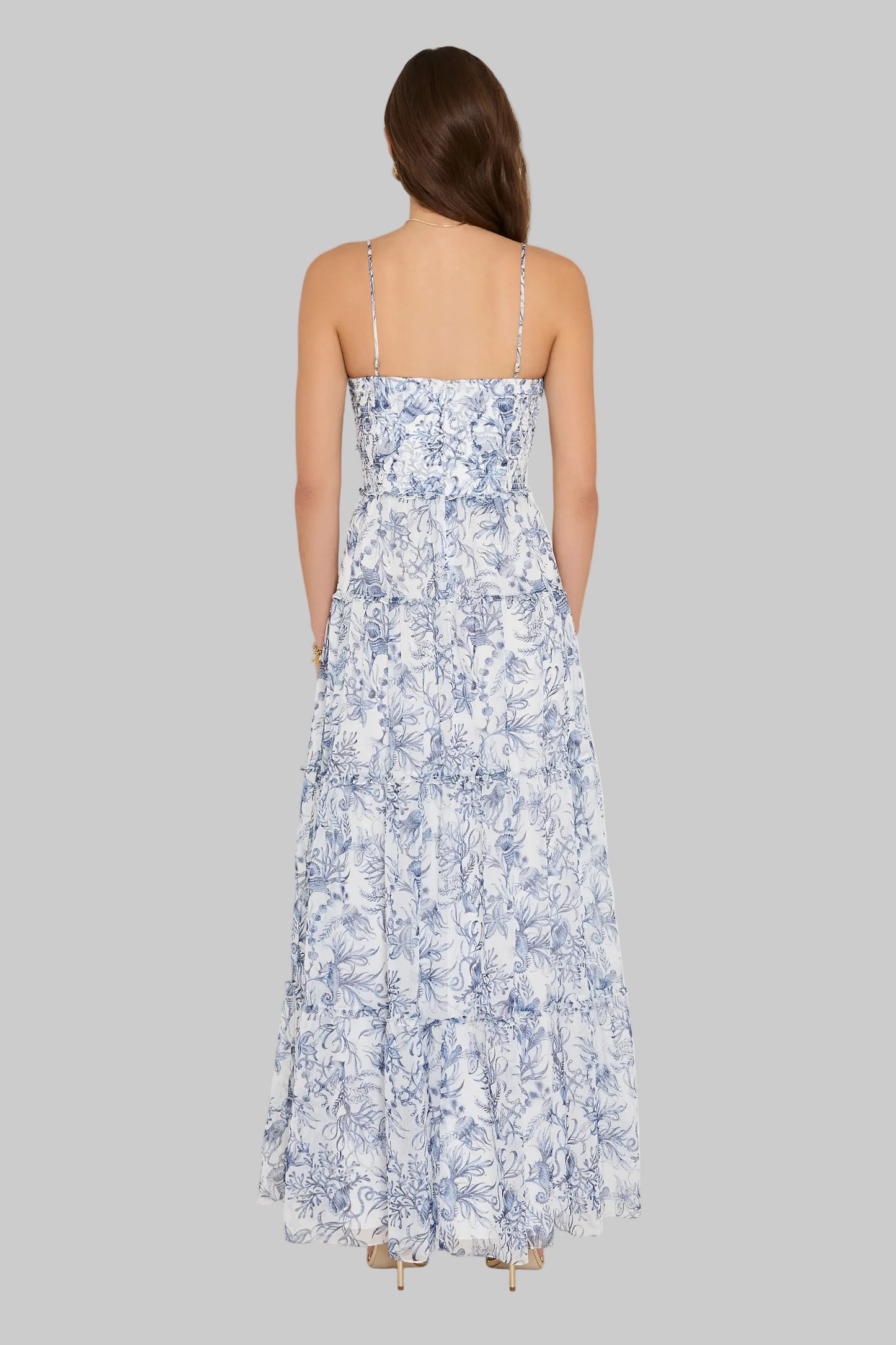 Willow Maxi Dress in Deep Sea