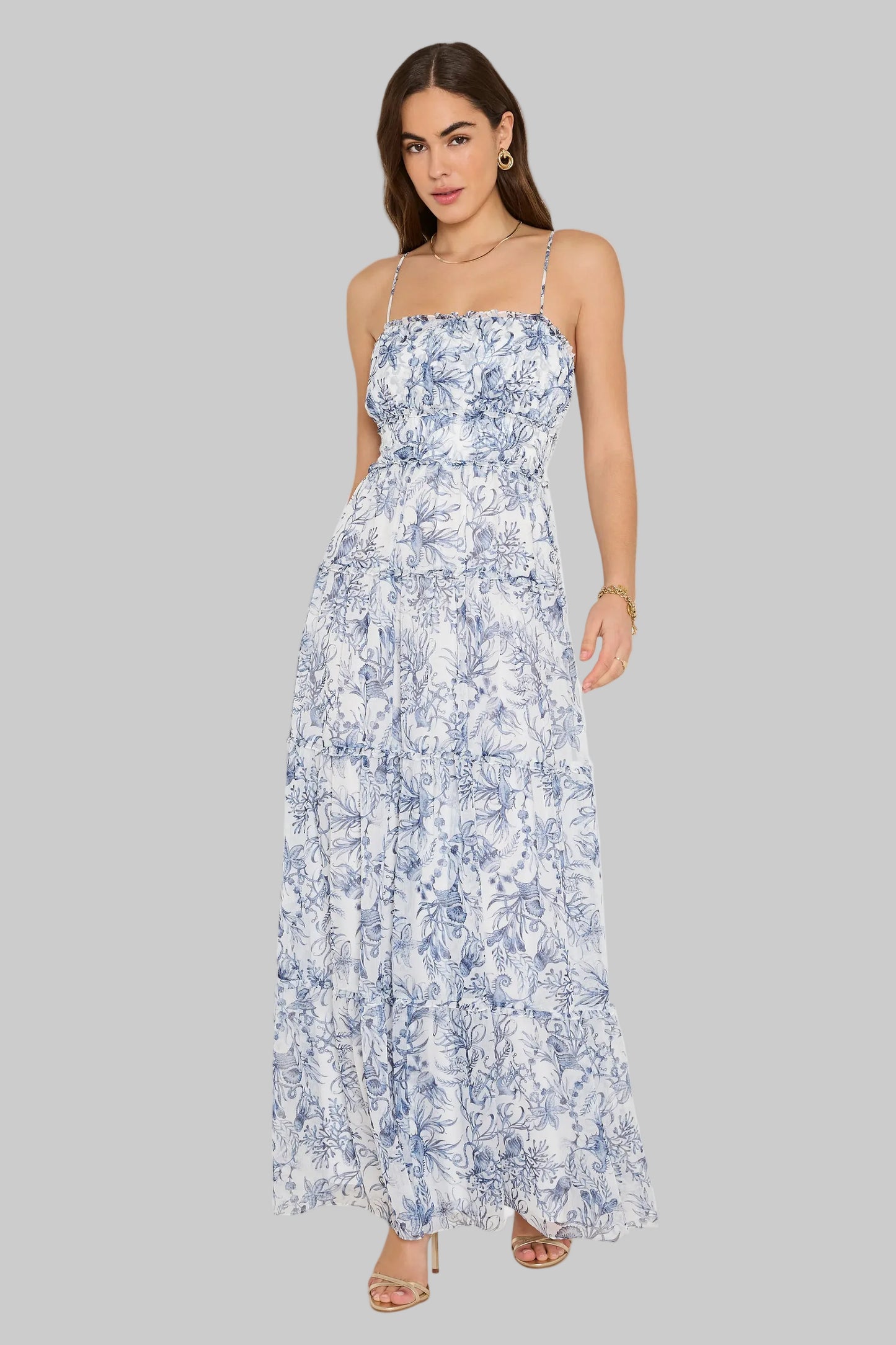 Willow Maxi Dress in Deep Sea