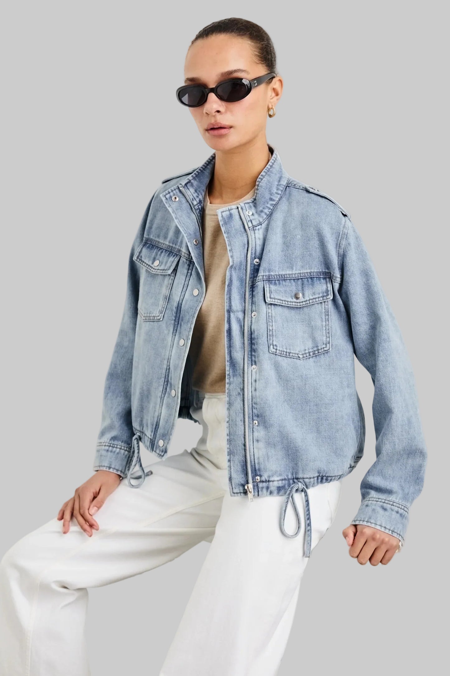 Collins Jacket- Faded Indigo