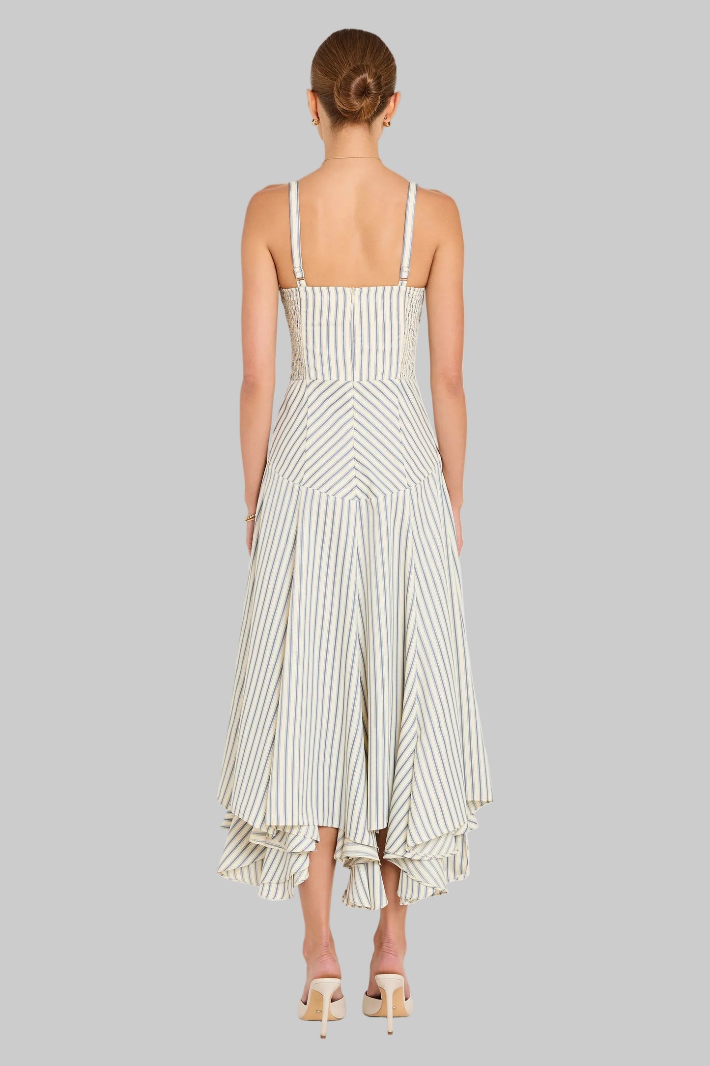 Monterey Dress in Oxford Stripe