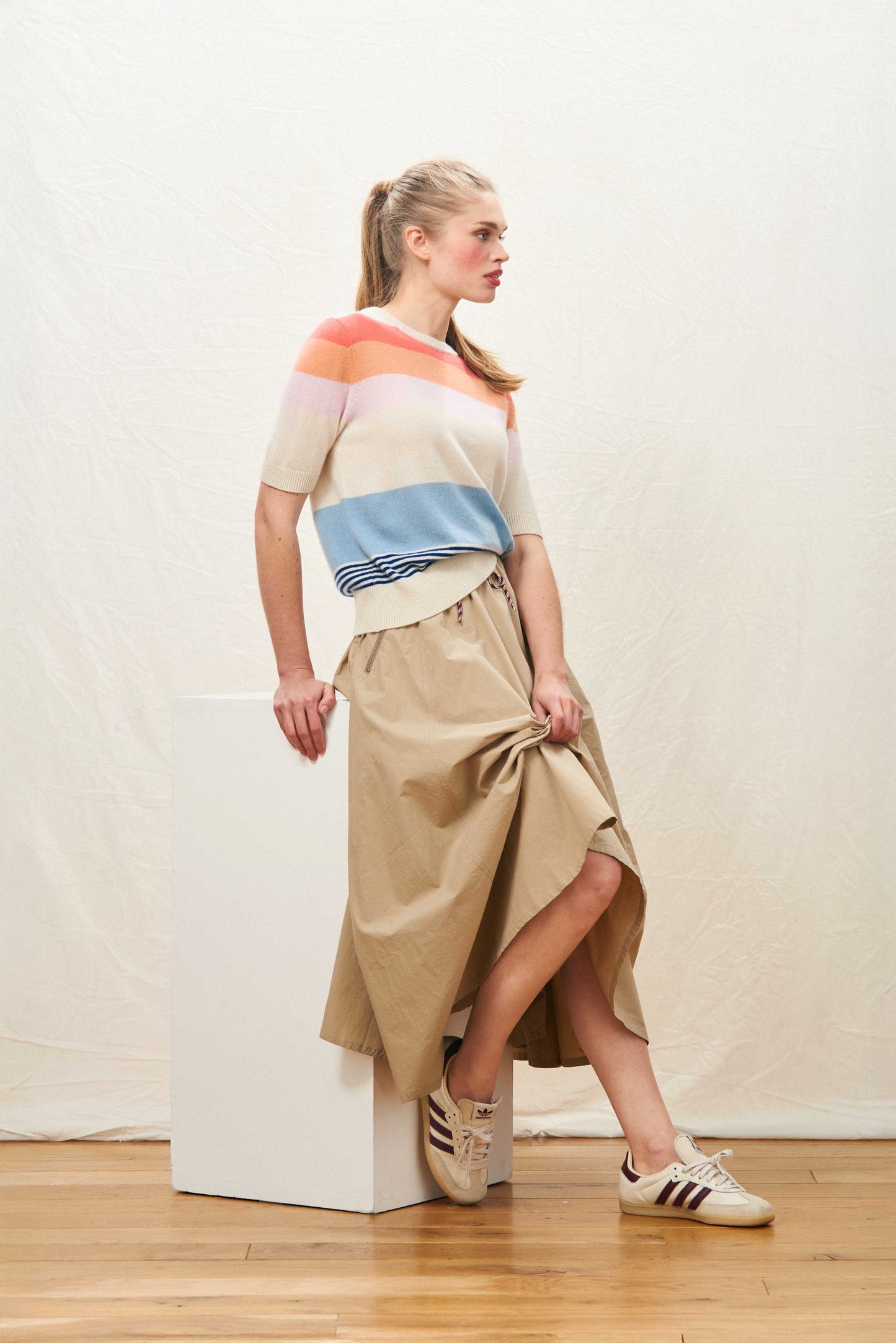 Cashmere Deckchair Stripe T Shirt