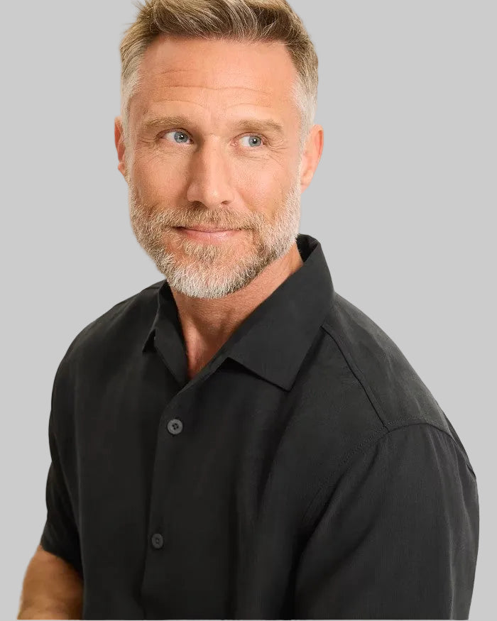 Kona Luxe Border Silk Camp Shirt