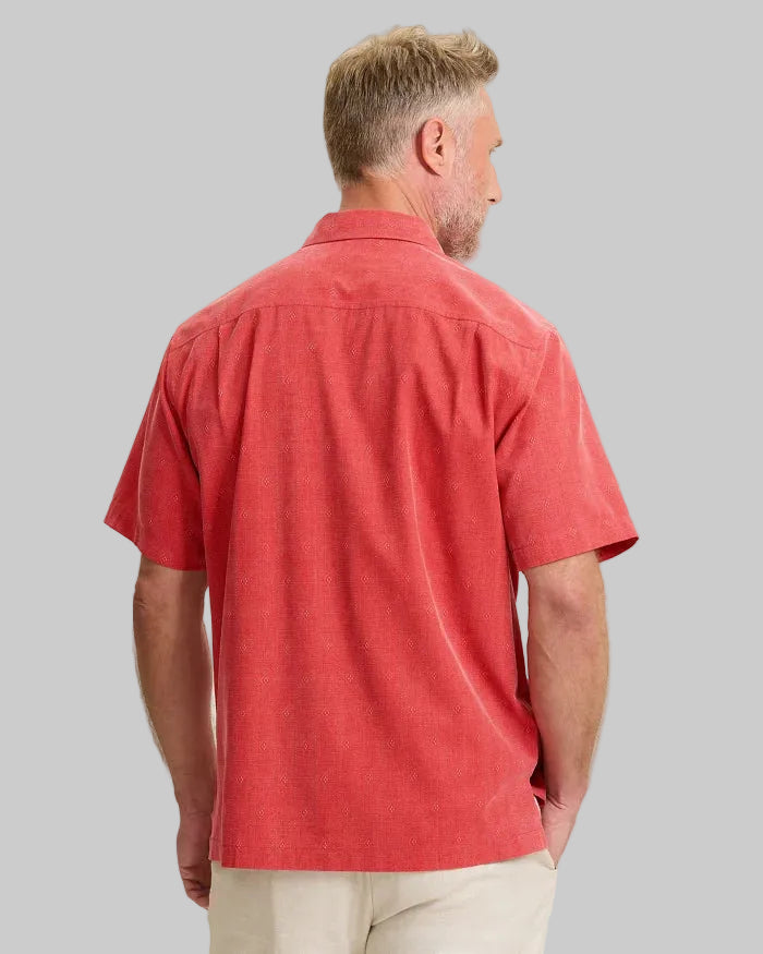 Kona Luxe Border Silk Camp Shirt
