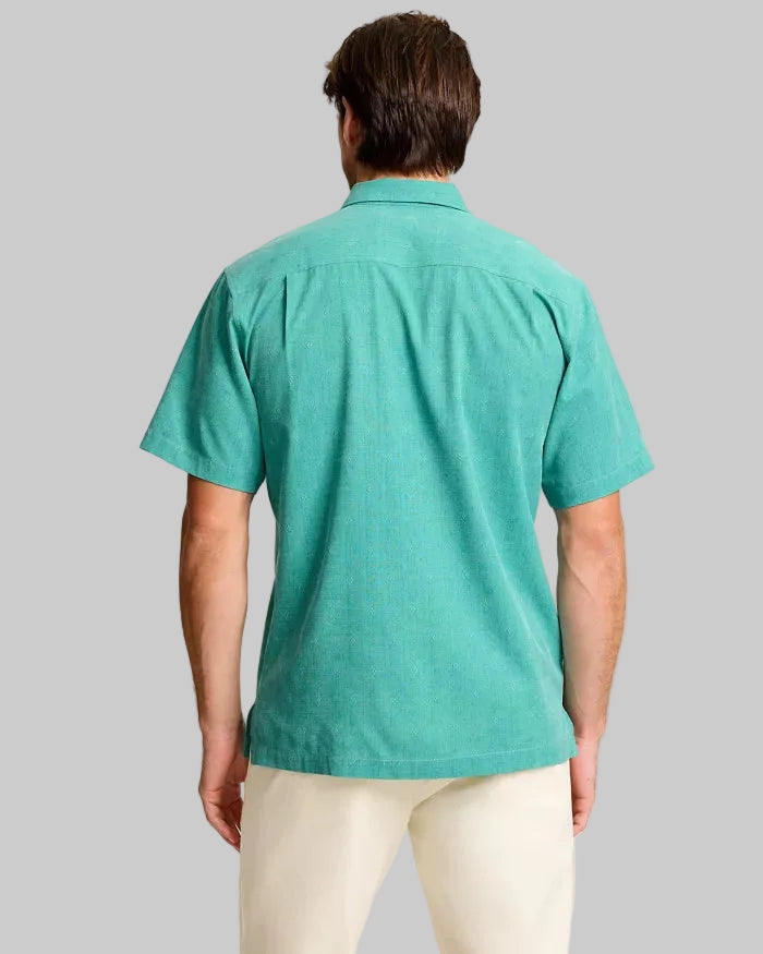 Kona Luxe Border Silk Camp Shirt