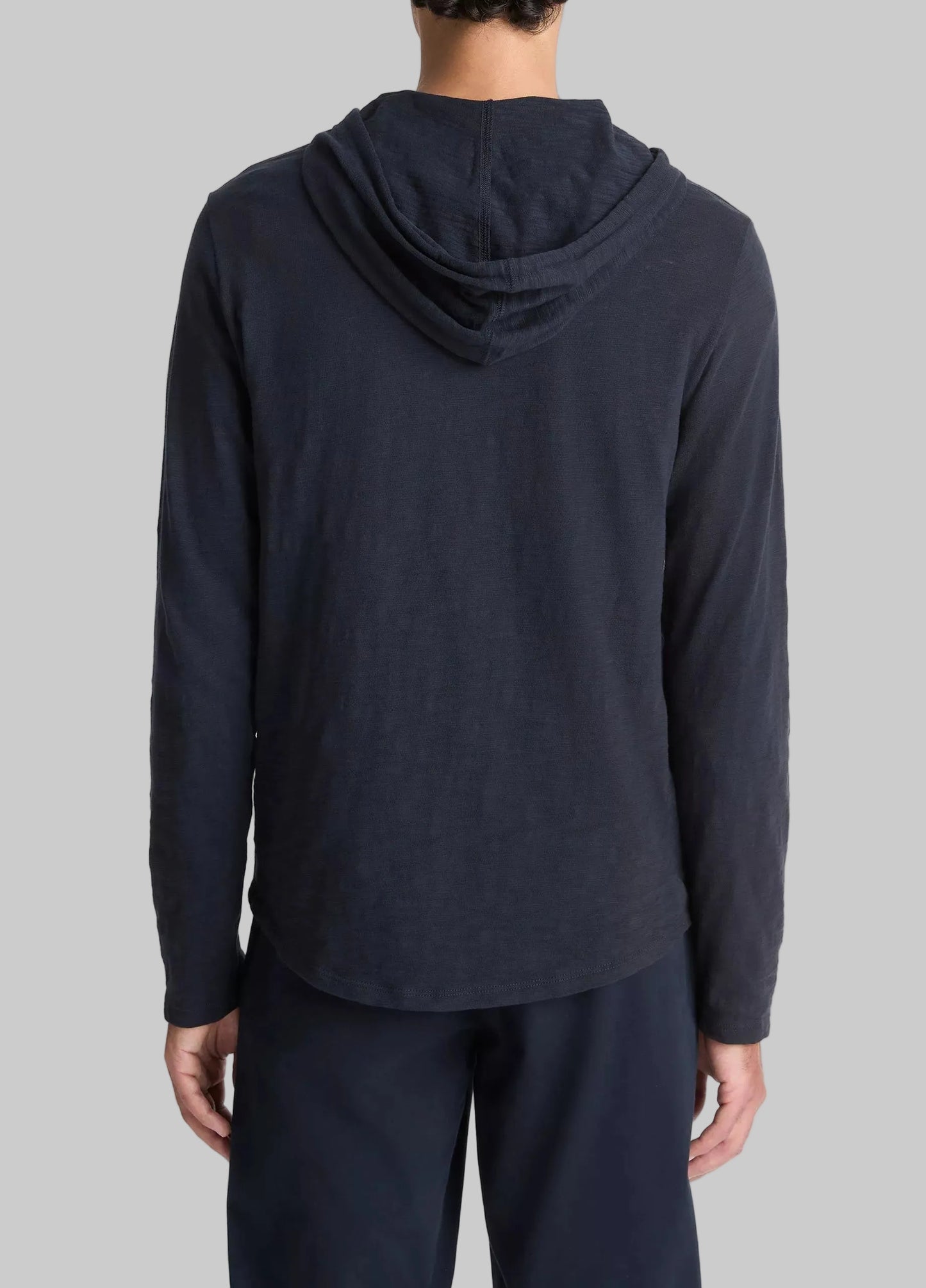 Textured Cotton Hoodie