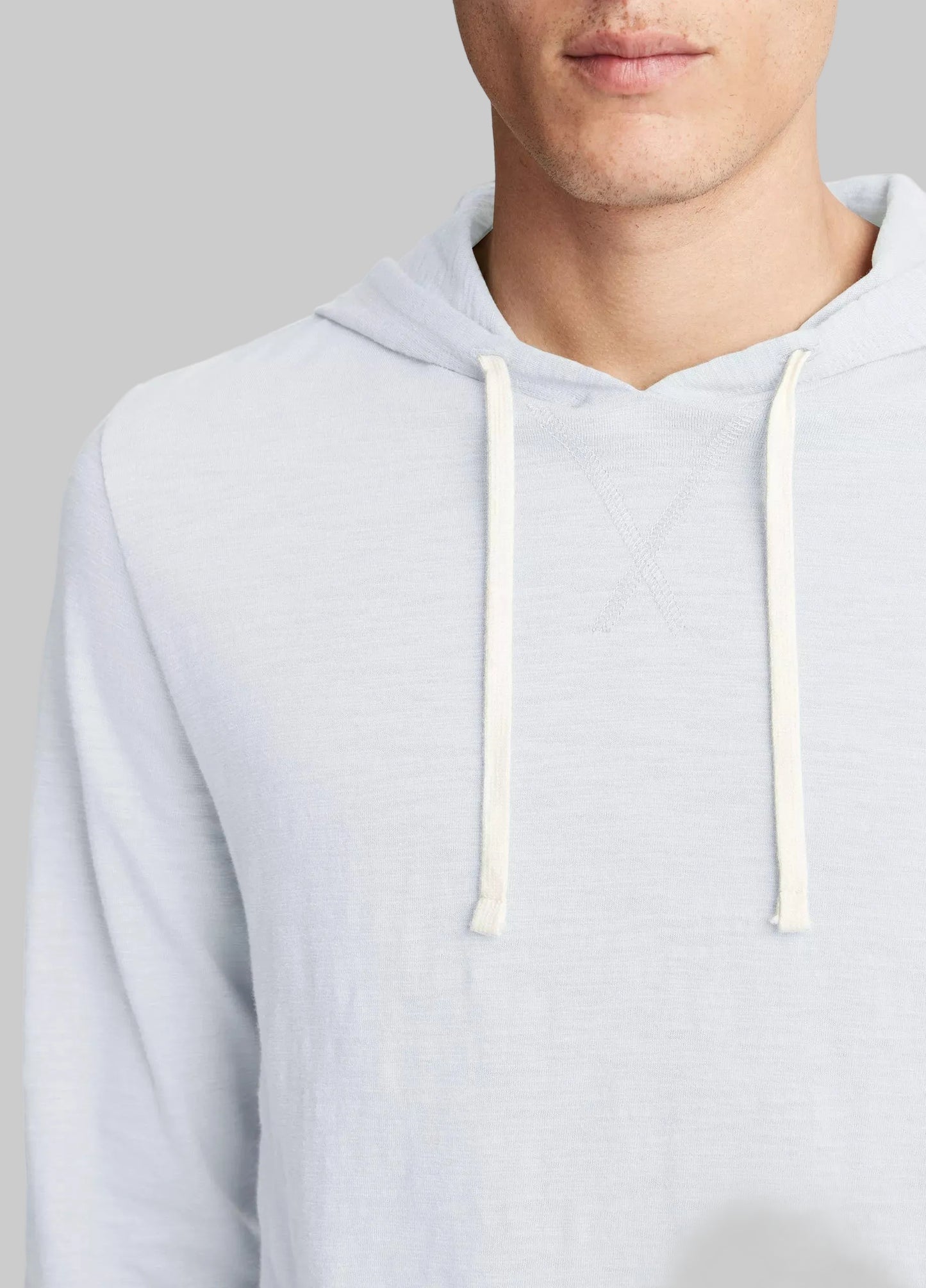 Textured Cotton Hoodie
