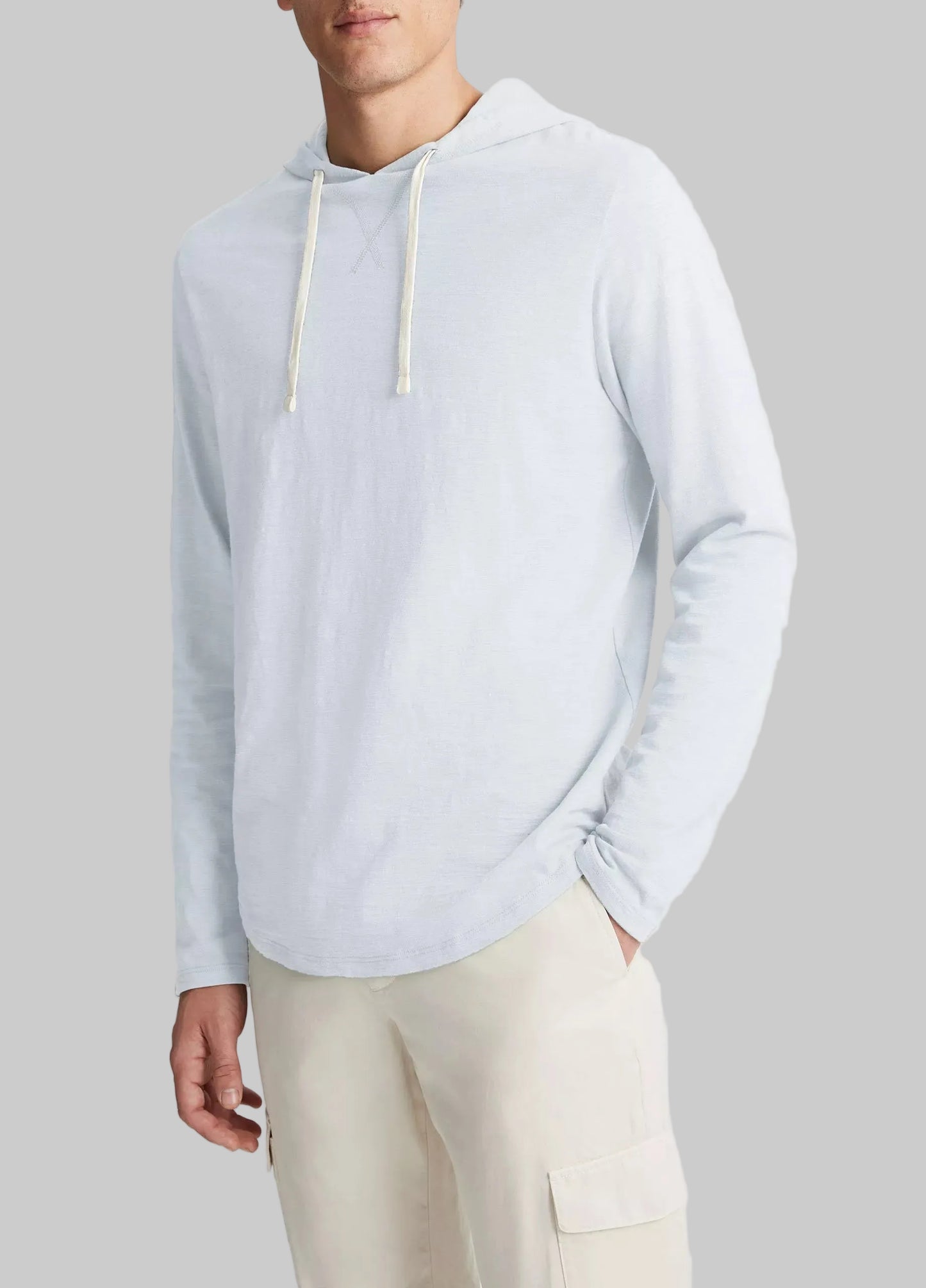 Textured Cotton Hoodie