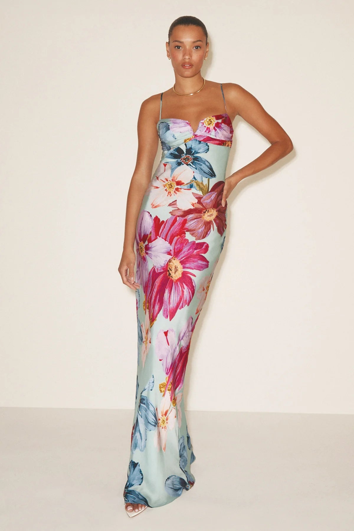 Ira Maxi Dress in Daphne Floral