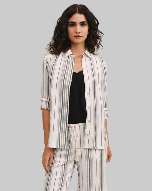 Long Sleeve Classic Shirt - Boardwalk Stripe