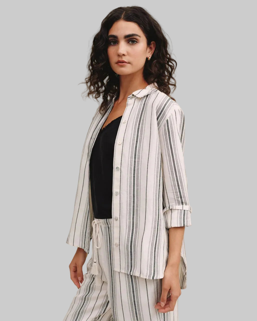 Long Sleeve Classic Shirt - Boardwalk Stripe
