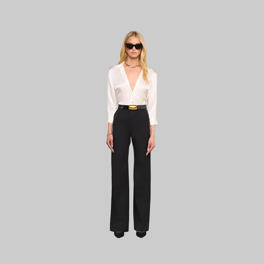 Dani Silk Blouse in Ivory