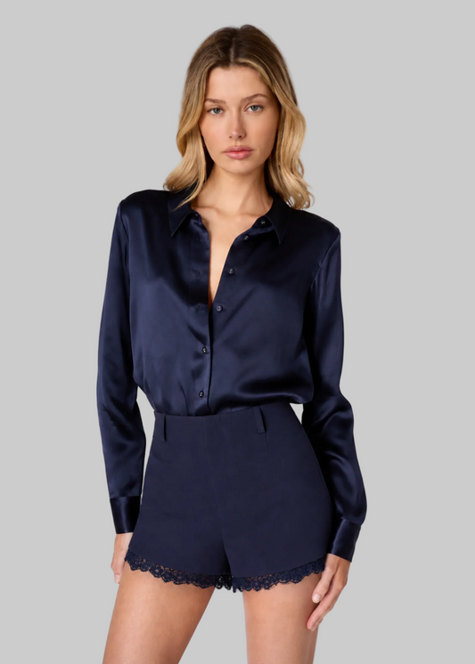 Crosby Blouse in Navy