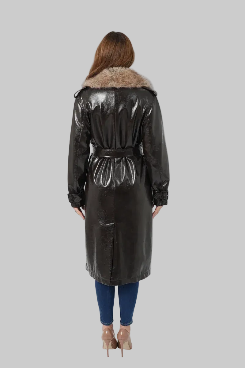 Nancy Coat in Brown