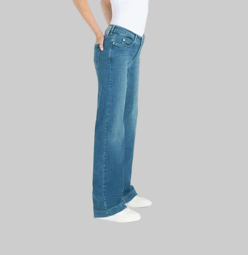 Dream Wide Leg in Summer Mid Blue