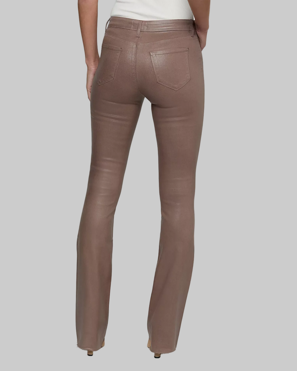 Ruth High Rise Straight Jeans in Cardamom Coated