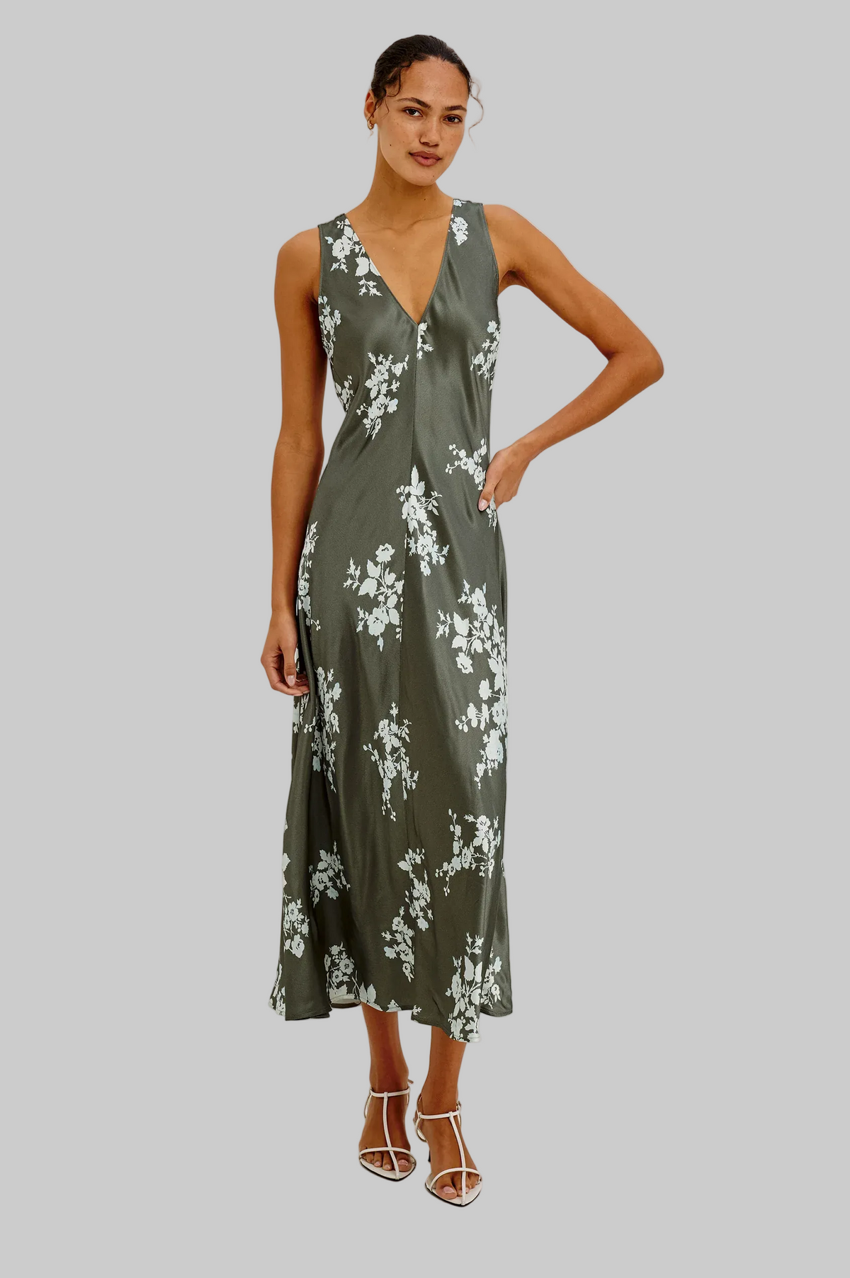 Camellia Dress in Lace Floral
