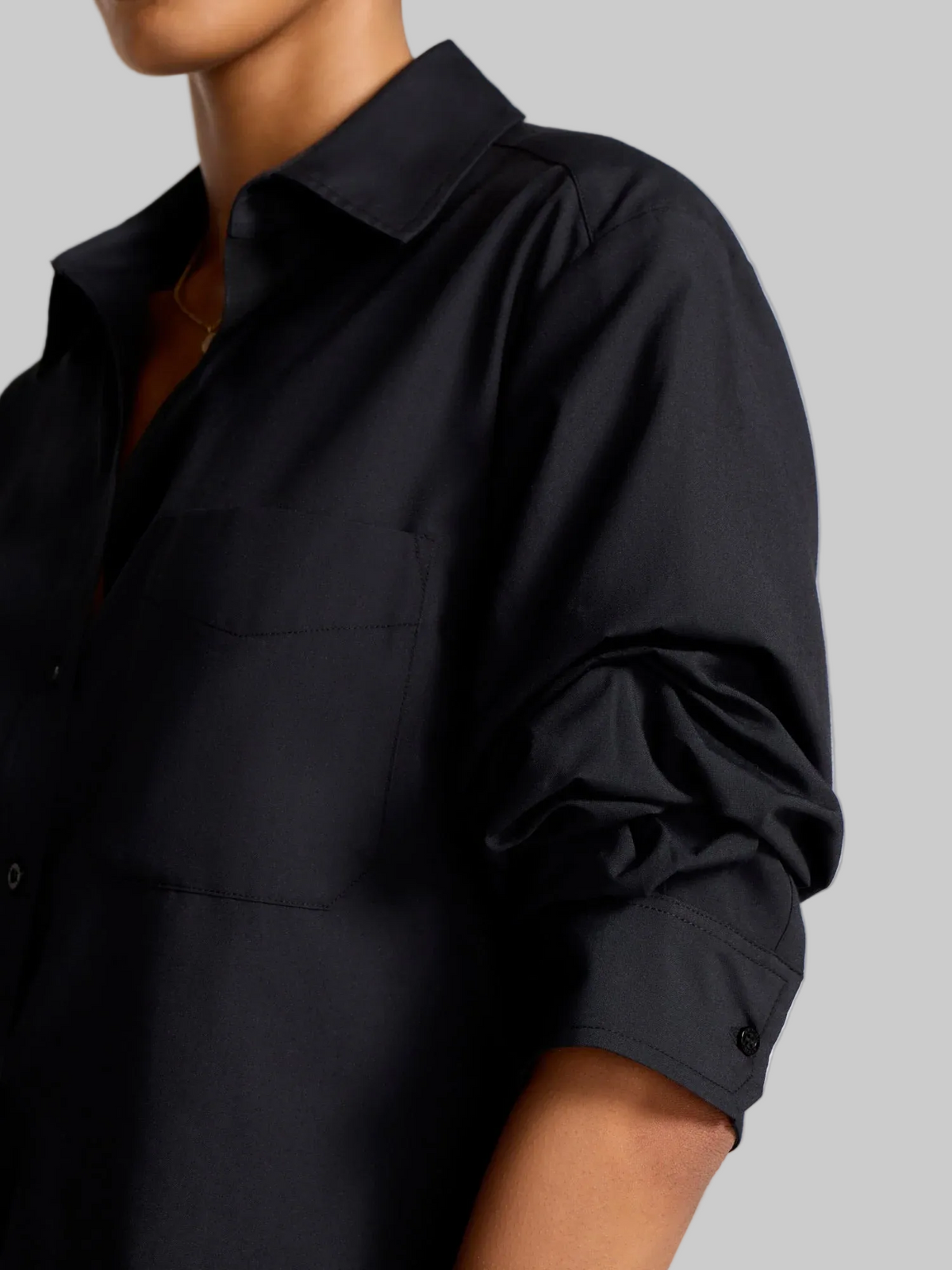 The Pia Shirt in Black Onyx