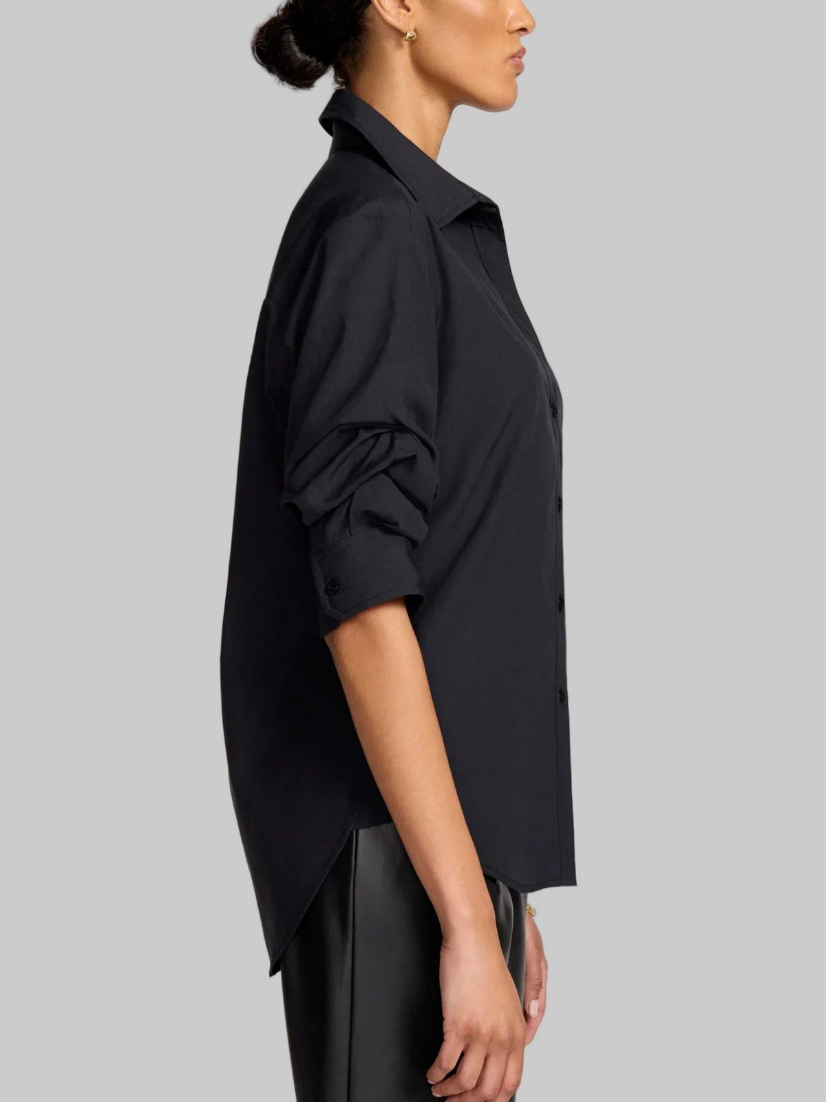 The Pia Shirt in Black Onyx